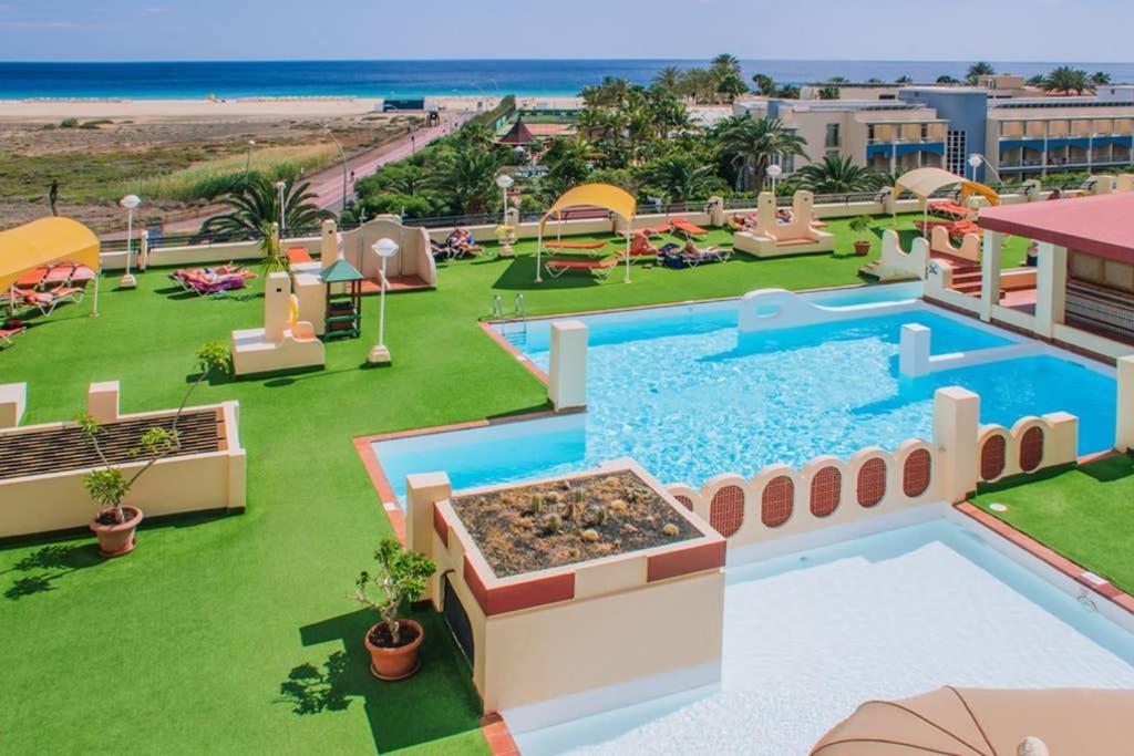 Terrazza E Vista Sull'Oceano, Wi-Fi, Piano 3, Piscina Sullo Stesso Piano Apartamento Morro Jable  Exterior foto